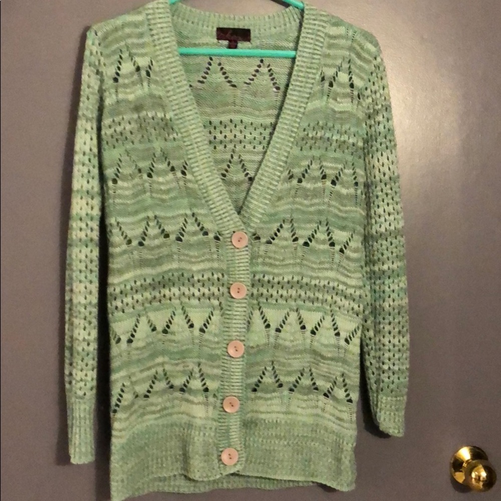 Women’s Teal Cardigan